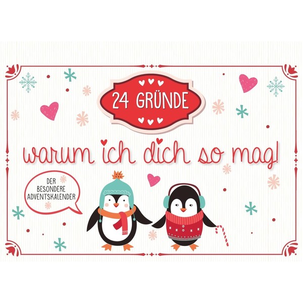 24 Gründe, warum ich dich so mag. Der besondere Adventskalender