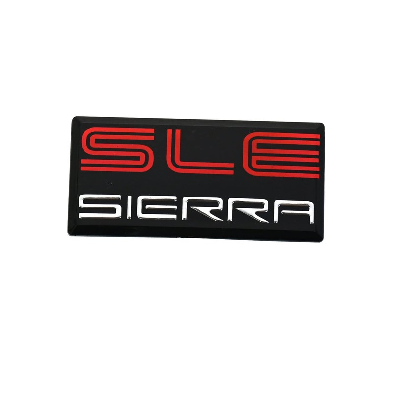 SSDD 2pcs New SLE Sierra Emblems Replacement for GMC 1500