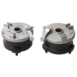 GOOFIT Front Left & Right Brake Drum Wheel Assembly Replacement for 50cc 70cc 110cc 125cc ATV Quad Go Kart Taotao