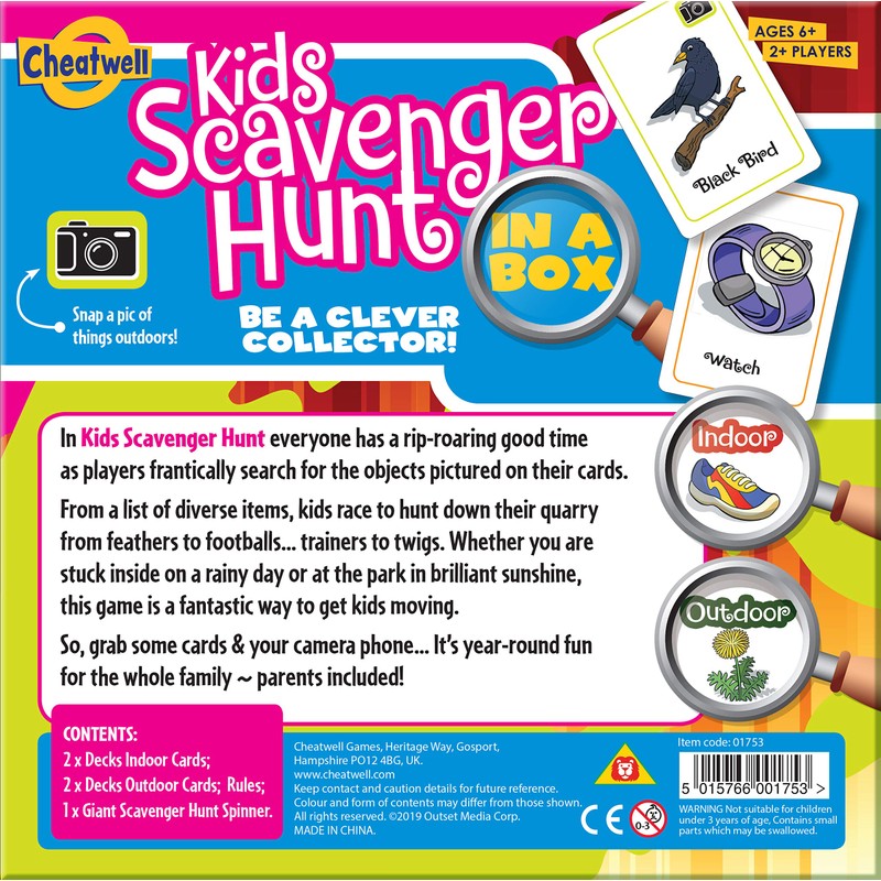 Cheatwell Games Kids Scavenger Hunt