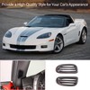 PIUGILH Car ABS A-Pillar Air Vent Covers Fit for C6
