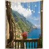 Shrahala Beautiful Spring Tapestry, Positano Amalfi Coast Italy Wall Hanging