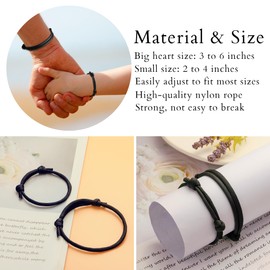 SmileBelle Back to School Bracelets for Son, Black Back to School Bracelet Mommy and Me as Back to School Gift, First Day of Kindergarten Bracelet, Son Bracelet from Mom or Dad Back to School Jewelry