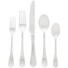 Ginkgo International Bergen 20-Piece Stainless Steel Flatware Set, Service for