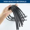 Pack of 9 Universal Windscreen Wiper Rubber, Wiper Rubber, Replacement
