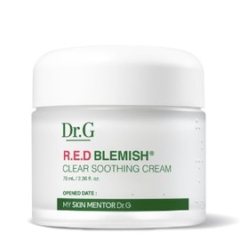 Dr. G Red Blemish Clear Soothing Cream 70ml Sensitive skin soothing and moisturizing care / 닥터지 레드 블레미쉬 클리어 수딩 크림 70ml 민감 피부 진정과 보습 케어