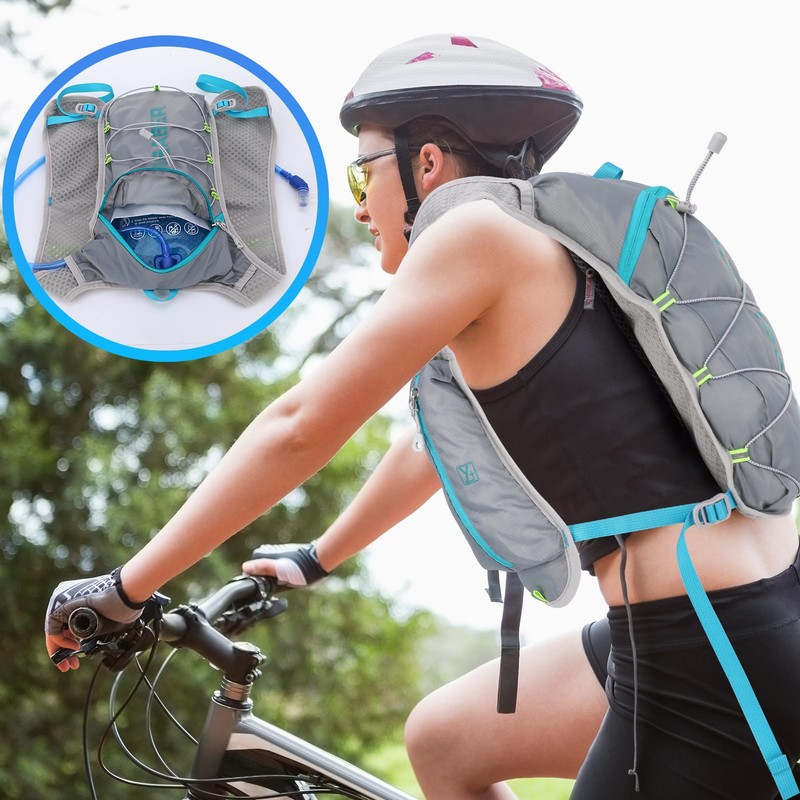 Hydration Bladder With Hydration Backpack, 2l Leak Proof Water Bladder