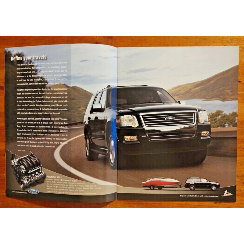 2007 FORD EXPLORER FACTORY SALES BROCHURE