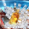 DomeStar 100PCS Clear Fake Ice Cubes, Acrylic Fake Ice Vase