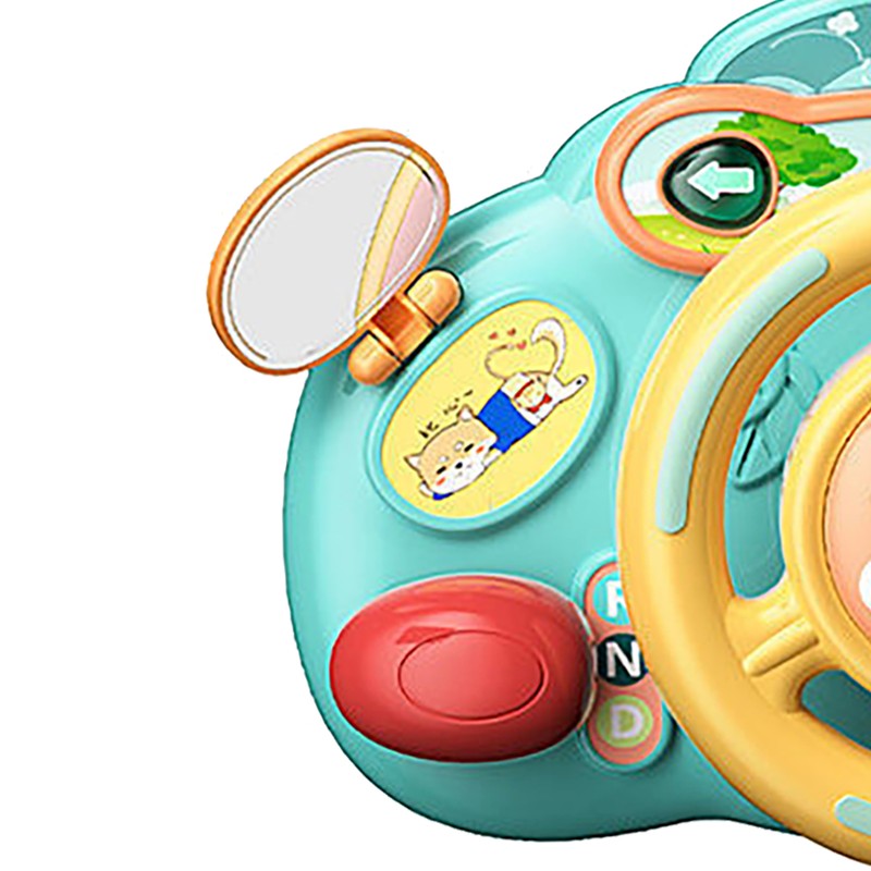 Simulation Steering Wheel Toy Interactive Educational Cute Ideal Gift Car