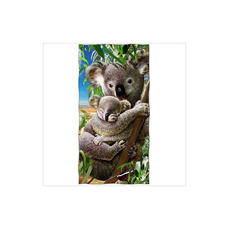 Zomer Beach Towel 70 x 140 cm, Printed Microfibre Bath