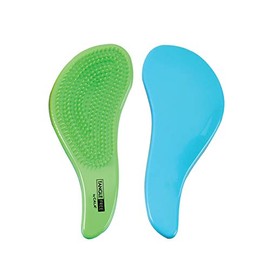 Cala Cepillo de pelo verde neón y aguamarina sin enredos