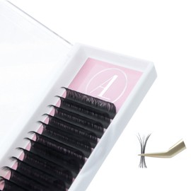 ALLOVE Cashmere Eyelash Extensions 0.03 D Curl 19mm Classic Individual Volume Lashes Trays for Single Extension Supplies