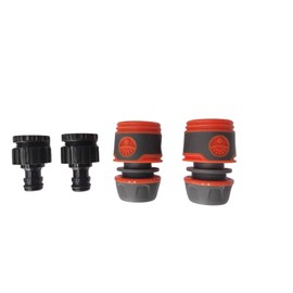 Garden Hose Quick Connector Set, for Begin and End of Hose, Hose Fitting Extender for Repair 4 - Piece.