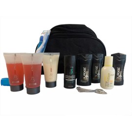 Axe 11-Piece Gift Set Deodorant Body Spray & Shower Gel Trial Pack Toiletry Bag