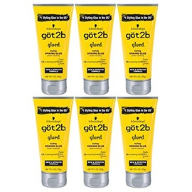 Schwarzkopf Got2b Glued Spiking Glue 6 Oz (Pack of 6)