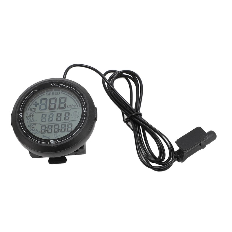 Cycling Speedometer Odometer Multi Function Electronic Speed Tester Temperature Time