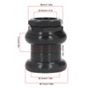 Bicycle Headset Spacer Set Aluminum Alloy Bike Stem Headset Spacers