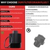 Swimables 190030 Pentair Filter Drain Plug | Compatible with Pentair
