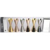 Mr Slim Jigger Cocktail Dispenser for Alcohol, Rose Gold, Matte