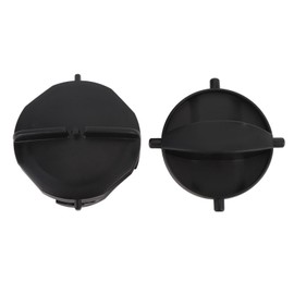 CFTGIW 2pcs RV Sewer Cap Leakproof Snap On Double Ear Type Anti Aging RV Sewer Hose End Caps Plastic Sewer Hose Cap Replacement for RV Sewer System