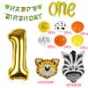 ZWWsullo Balloons Birthday Boy 1 Birthday Boy Decoration 1st Birthday