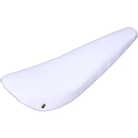 CYCLEZ 20" Banana Seat and Sissy Bar for Lowrider Bicycles Combo Includes Grips -White