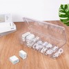 ARVOK Pack of 2 Cable Storage Box with Lid, Cable