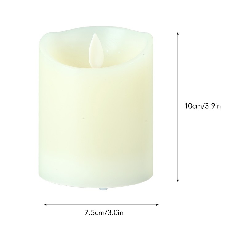 Electronic Candle Lights Rechargeable Flameless Tea Lights LED Candles with