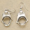 Vintage Silver Silver Shark Tooth Tooth Dangle European and American