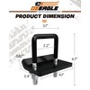 DEEAGLE Hitch Tightener Anti Rattle Stabilizer for 1.25" to 2"