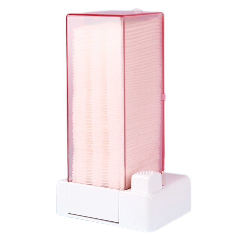 Automatic Cotton Pad Dispenser Press Out Makeup Cotton Holder Dispenser