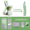 QYKIC Upgrade Safe Mandoline Slicer for Kitchen, Chopper Vegetable Cutter,
