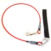 VirChewLy Indestructible Leash for Dogs, Medium/4-Foot, Red