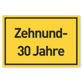 40th Birthday Sign for Men and Women - Decorative Gifts Sign for 40th Birthday - 30 x 20 cm Plastic