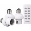 DEWENWILS Remote Control Bulb Socket Wireless Light Switch Kit E26