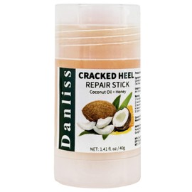Danliss Coconut Urea foot lotion Heel Repair Balm Stick for dry cracked feet for Dry Cracked Feet Roll-on Foot Cracked Cream Softening Moisturizing Foot Care 1.14 Oz