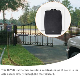 Lusperi RB570 18V 2.2A Gate Opener Transformer, Compatible with GTO/Mighty Mule Series Automatic gate openers FM500, FM502, PRO3000, PRO4000