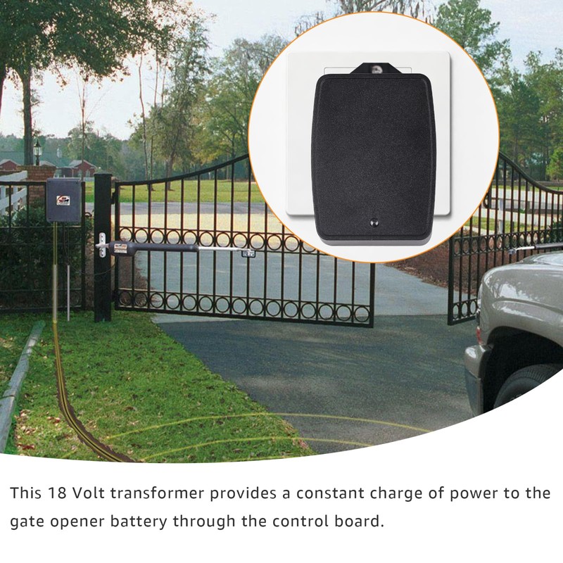 Lusperi RB570 18V 2.2A Gate Opener Transformer, Compatible with GTO/Mighty