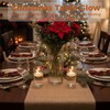 Sandraheer 16 Pack Glass Cylinder Vases with 24 Floating Candles