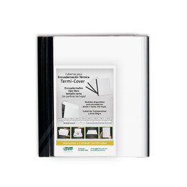 Boflex Cubiertas Térmicas Termi-cover Encuaderna Sin Perforar Hojas 1/2 (12MM) Paq. C/10 Piezas.