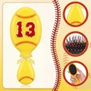 10 Set Softball Mini Detangler Brush Bristles Plastic Detangling Brush