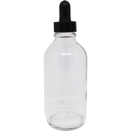 TCEShop Black Coconut Scented Body Oil Fragrance [Glass Dropper Top - Dark Grey - 4 oz.] - ID#38871