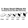 Offset Canvas Clips for Picture Framing Assorted Small Sizes, 10