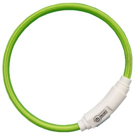 PLATZ PET SUPPLISE&FUN Dog Collar Walking Goods Safety Color Green 13.8 inches (35 cm)