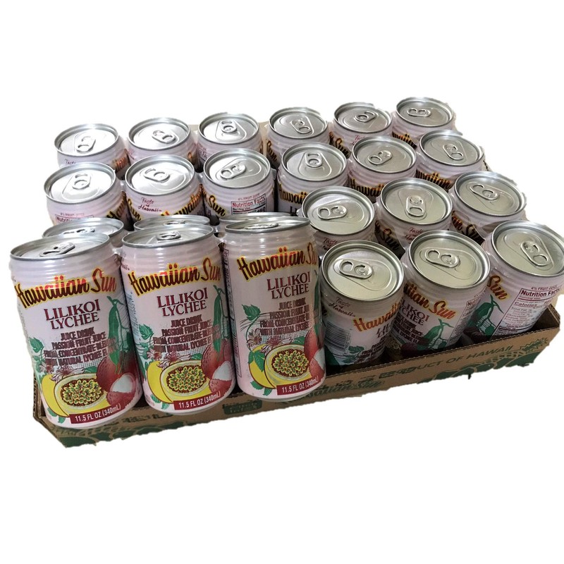 Hawaiian Sun Lilikoi Lychee 11.5 Oz 6pk