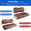 NOKINS 4PCS Golf Cart Seat Covers Kit, Front and Rear