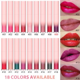 ORANOT Matte to Glitter Liquid Lipstick Lip Makeup,Diamond Shiny Dark Purple Glitter Sparkly Glossy Metallic Shimmer Sparkle Waterproof Lip Stick Lip Gloss for Women Lip Stain Long Lasting 24 hours