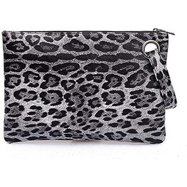 Fioeyr Oversized Clutch Bag Purse, Womens Large PU leather Evening Wristlet Envelop Handbag