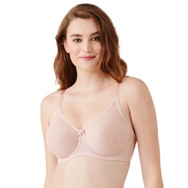 Wacoal Women's Plus Size Retro Chic Full Figure Underwire Bra, Rose Dust, 34DD